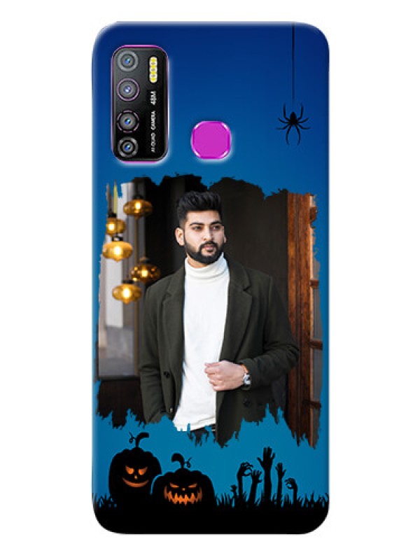 Custom Infinix Hot 9 Pro mobile cases online with pro Halloween design 