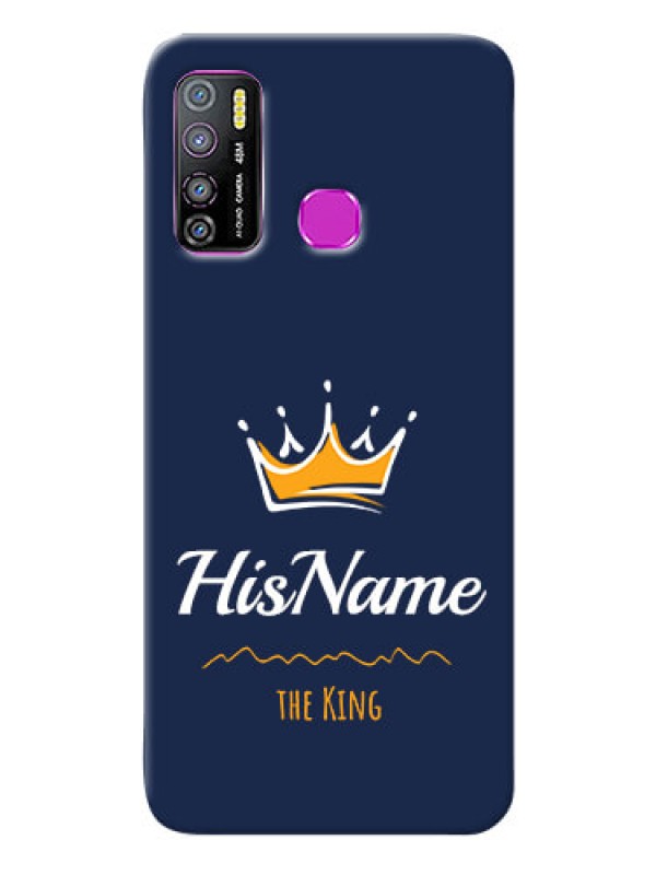 Custom Infinix Hot 9 Pro King Phone Case with Name