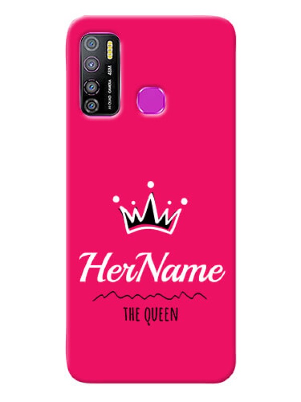 Custom Infinix Hot 9 Pro Queen Phone Case with Name