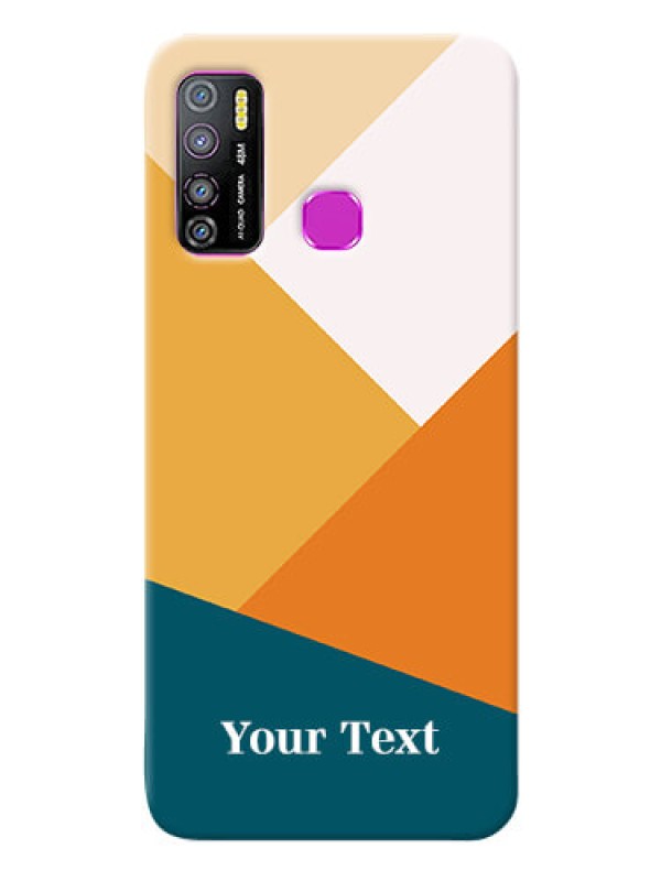 Custom Infinix Hot 9 Pro Custom Phone Cases: Stacked Multi-colour Design