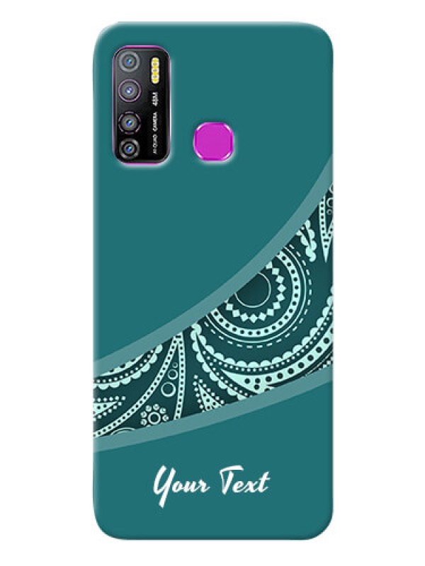 Custom Infinix Hot 9 Pro Custom Phone Covers: semi visible floral Design