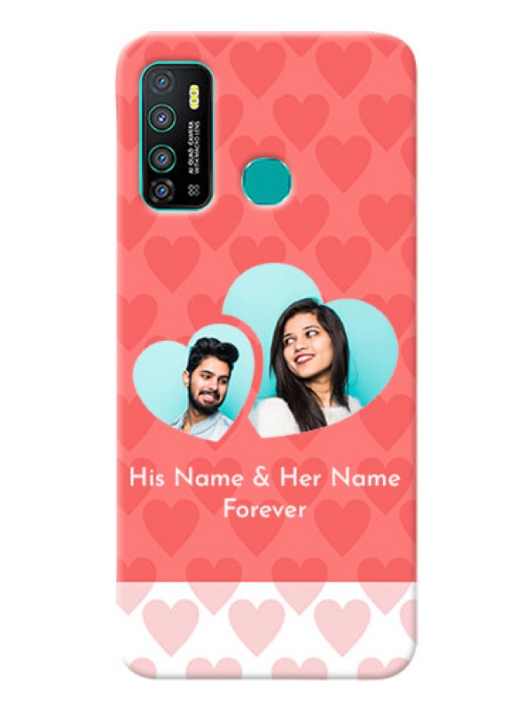 Custom Infinix Hot 9 personalized phone covers: Couple Pic Upload Design