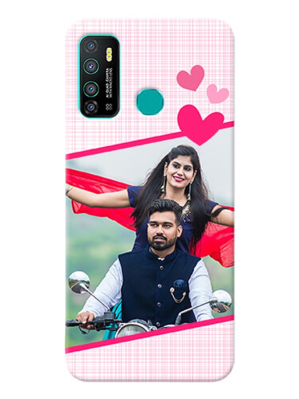 Custom Infinix Hot 9 Personalised Phone Cases: Love Shape Heart Design