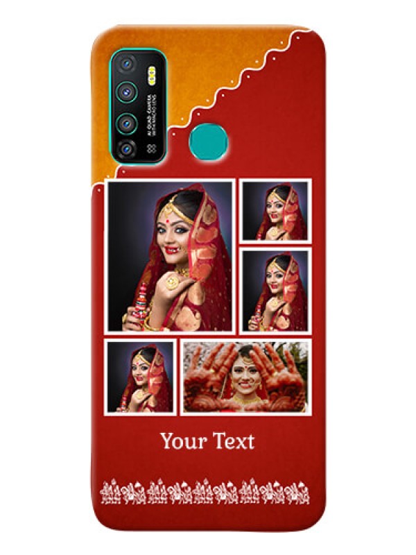 Custom Infinix Hot 9 customized phone cases: Wedding Pic Upload Design