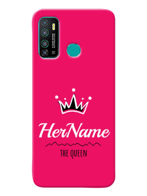 Custom Infinix Hot 9 Queen Phone Case with Name