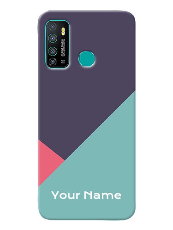 Custom Infinix Hot 9 Custom Phone Cases: Tri Color abstract Design