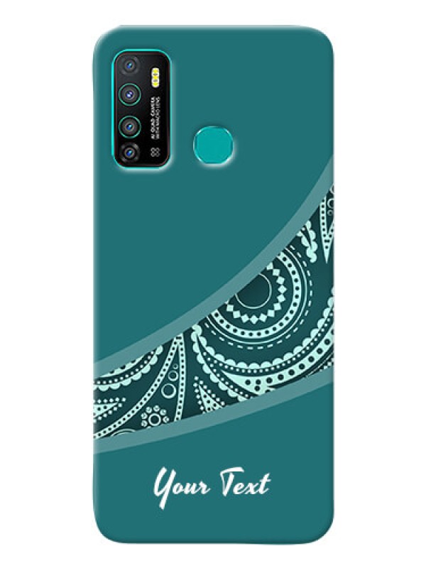 Custom Infinix Hot 9 Custom Phone Covers: semi visible floral Design