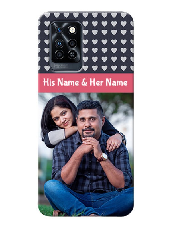 Custom Infinix Note 10 Pro Custom Mobile Case with Love Symbols Design