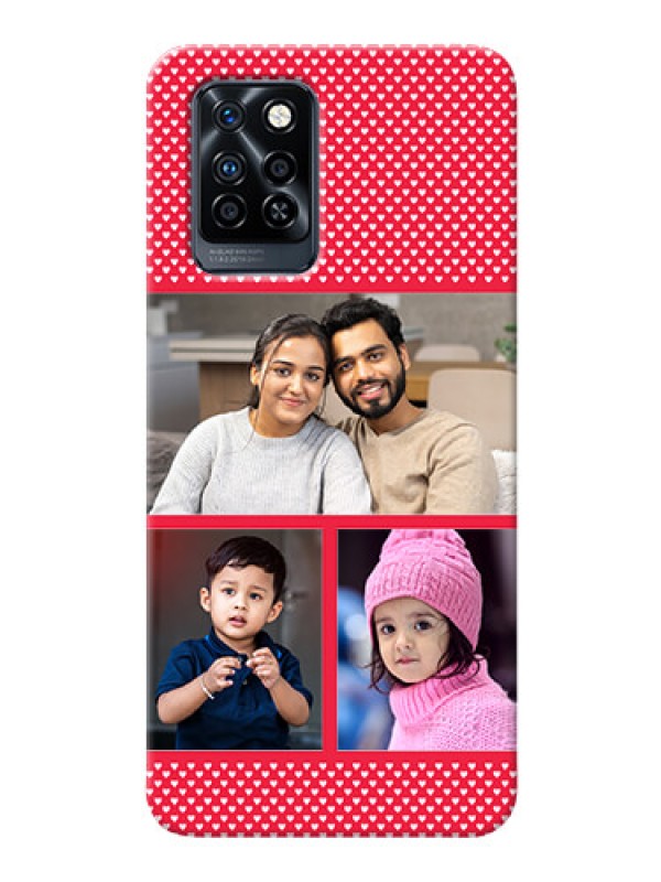 Custom Infinix Note 10 Pro mobile back covers online: Bulk Pic Upload Design
