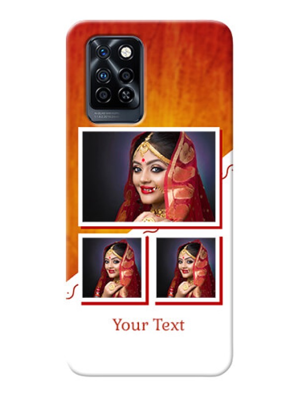Custom Infinix Note 10 Pro Personalised Phone Cases: Wedding Memories Design 