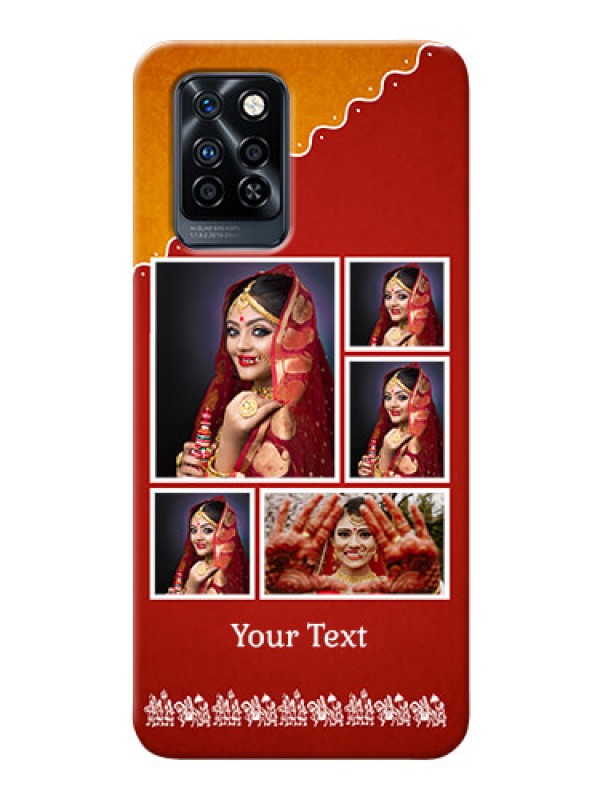 Custom Infinix Note 10 Pro customized phone cases: Wedding Pic Upload Design