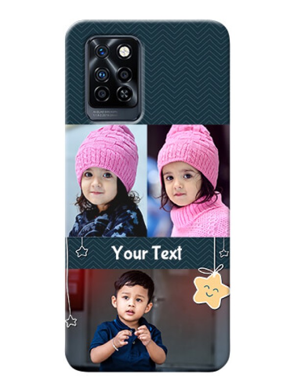 Custom Infinix Note 10 Pro Mobile Back Covers Online: Hanging Stars Design