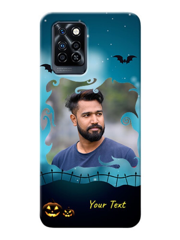 Custom Infinix Note 10 Pro Personalised Phone Cases: Halloween frame design