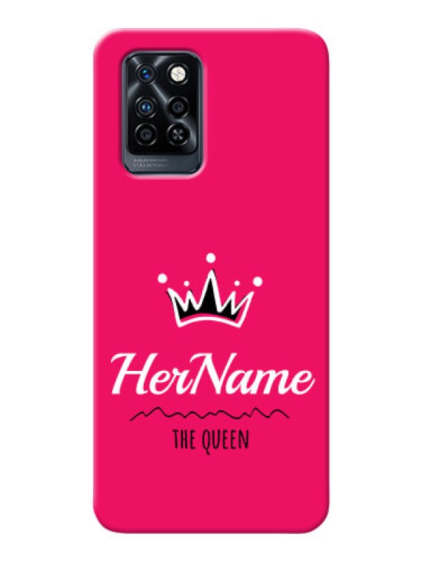 Custom Infinix Note 10 Pro Queen Phone Case with Name