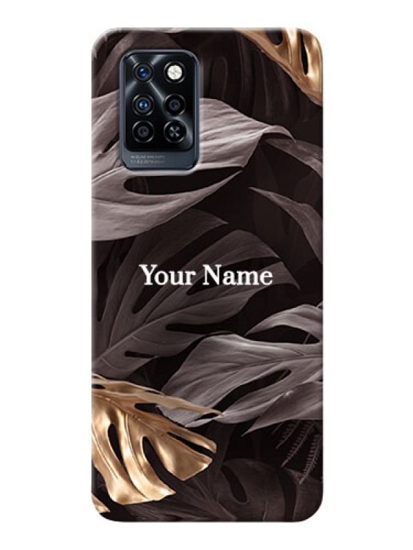 Custom Infinix Note 10 Pro Mobile Back Covers: Wild Leaves digital paint Design