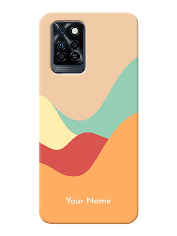 Custom Infinix Note 10 Pro Custom Mobile Case with Ocean Waves Multi-colour Design