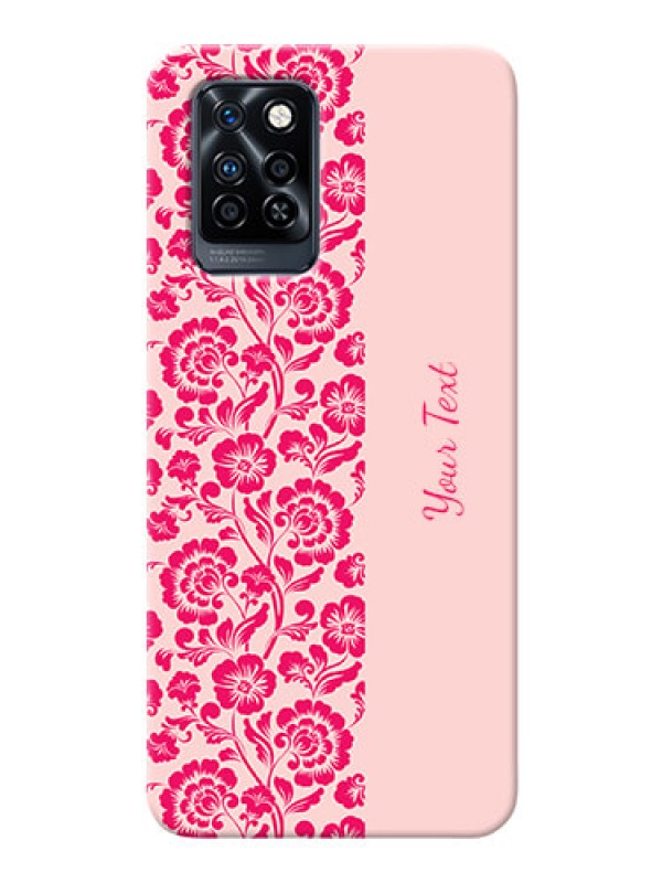 Custom Infinix Note 10 Pro Phone Back Covers: Attractive Floral Pattern Design