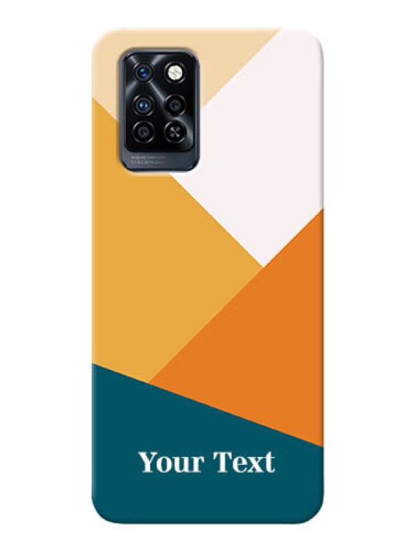 Custom Infinix Note 10 Pro Custom Phone Cases: Stacked Multi-colour Design