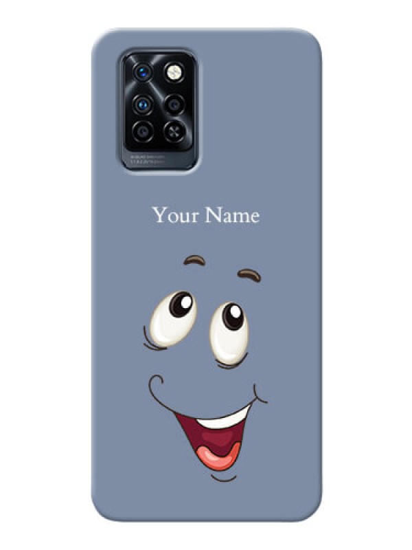 Custom Infinix Note 10 Pro Phone Back Covers: Laughing Cartoon Face Design