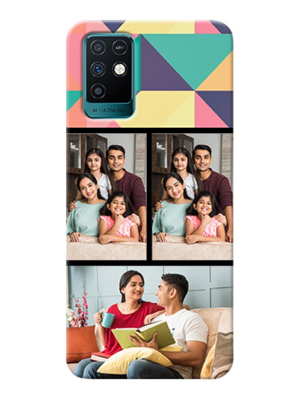 Custom Infinix Note 10 personalised phone covers: Bulk Pic Upload Design