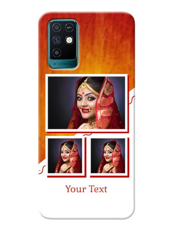 Custom Infinix Note 10 Personalised Phone Cases: Wedding Memories Design 