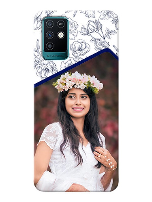 Custom Infinix Note 10 Phone Cases: Premium Floral Design