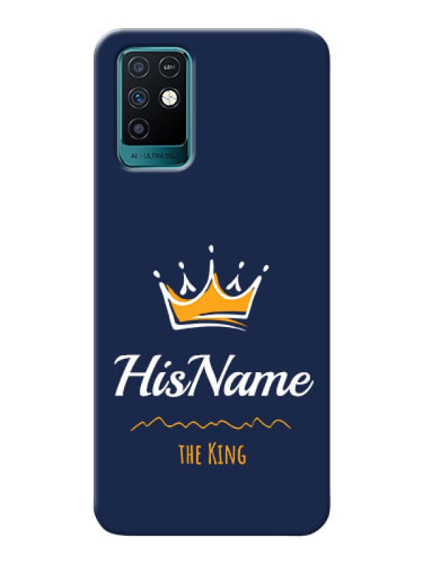 Custom Infinix Note 10 King Phone Case with Name