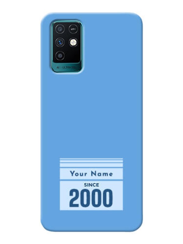 Custom Infinix Note 10 Mobile Back Covers: Custom Year of birth Design