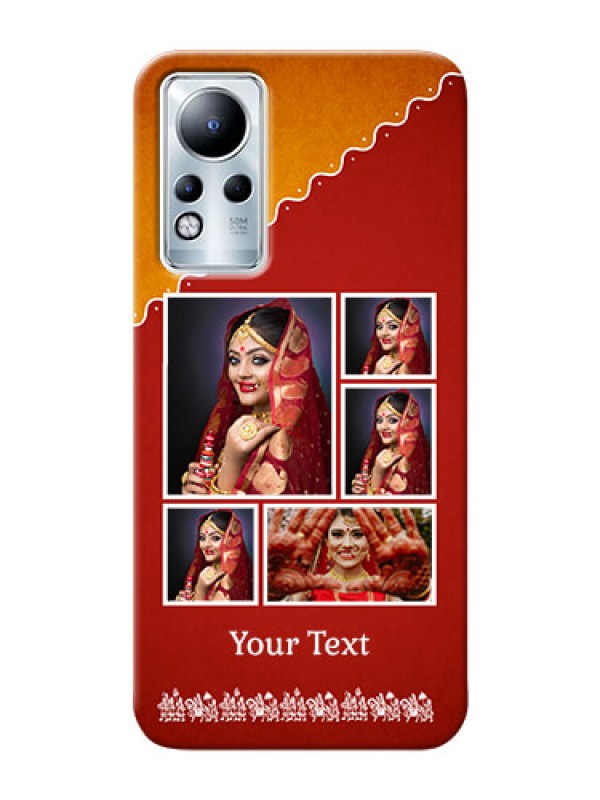 Custom Infinix Note 11 customized phone cases: Wedding Pic Upload Design