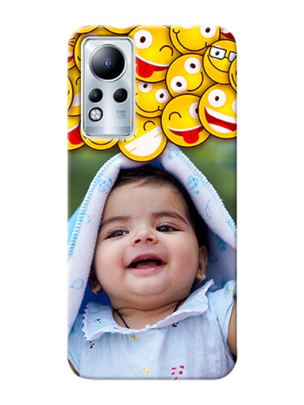 Custom Infinix Note 11 Custom Phone Cases with Smiley Emoji Design