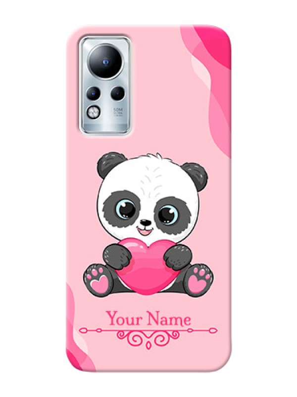 Custom Infinix Note 11 Mobile Back Covers: Cute Panda Design