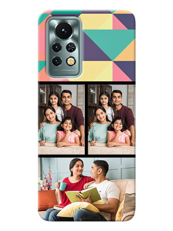 Custom Infinix Note 11s personalised phone covers: Bulk Pic Upload Design