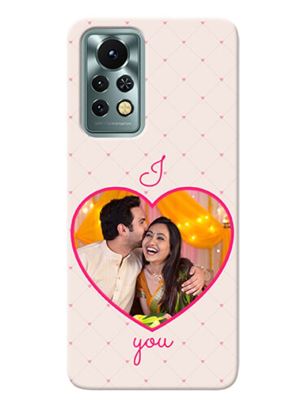 Custom Infinix Note 11s Personalized Mobile Covers: Heart Shape Design