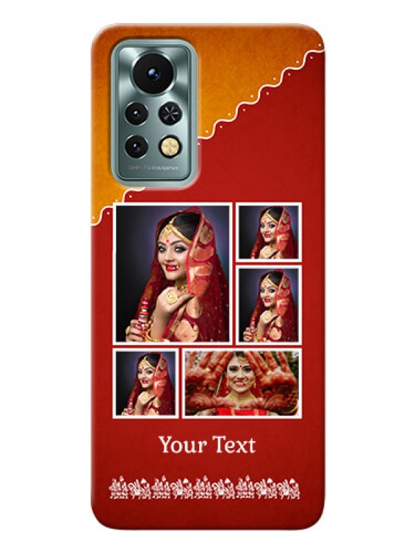 Custom Infinix Note 11s customized phone cases: Wedding Pic Upload Design