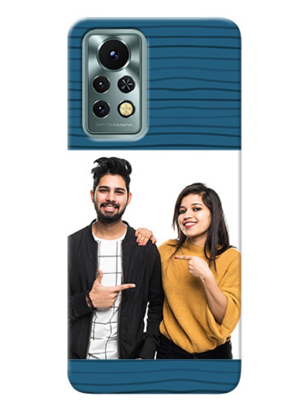 Custom Infinix Note 11s Custom Phone Cases: Blue Pattern Cover Design