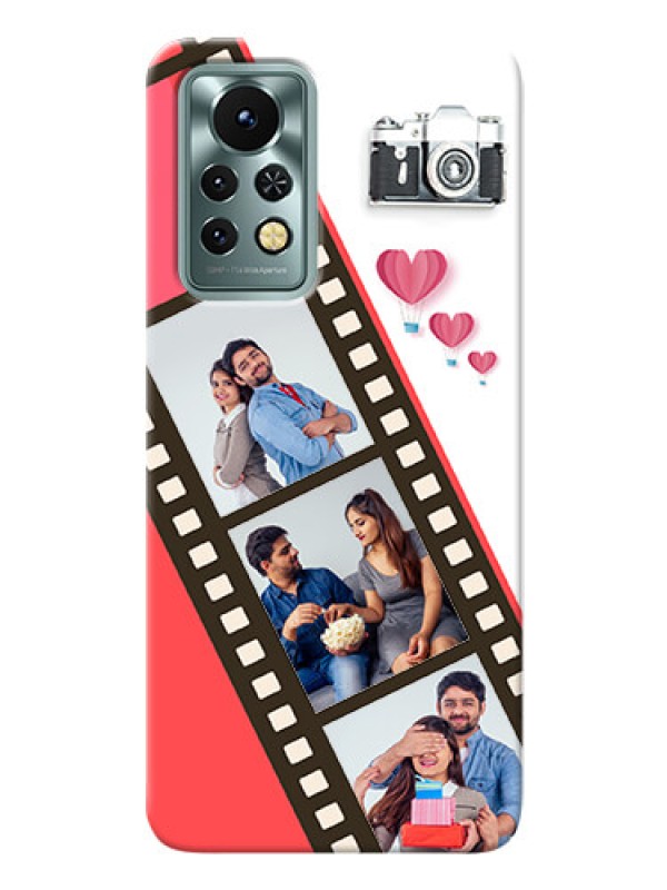 Custom Infinix Note 11s custom phone covers: 3 Image Holder with Film Reel