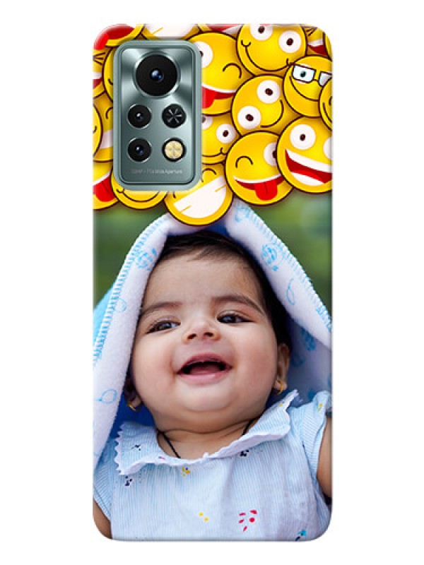 Custom Infinix Note 11s Custom Phone Cases with Smiley Emoji Design