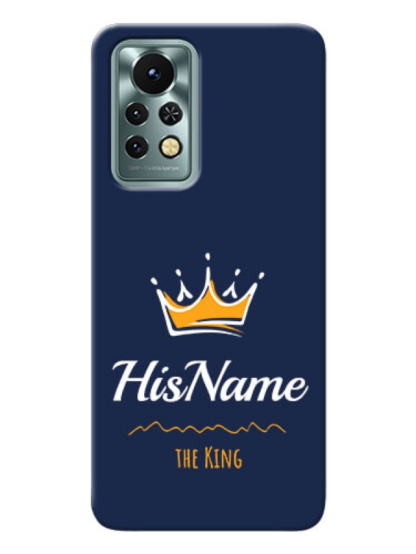 Custom Infinix Note 11s King Phone Case with Name