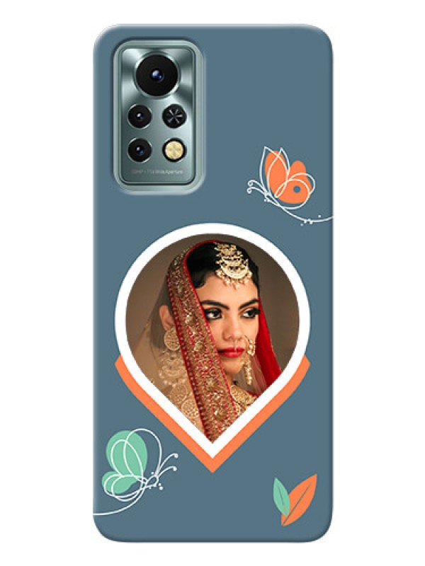 Custom Infinix Note 11S Custom Mobile Case with Droplet Butterflies Design