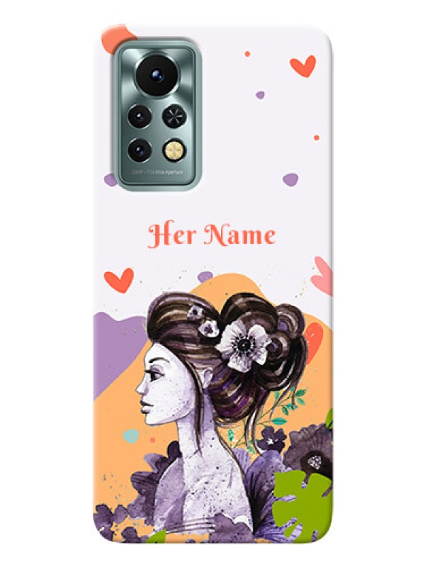 Custom Infinix Note 11S Custom Mobile Case with Woman And Nature Design