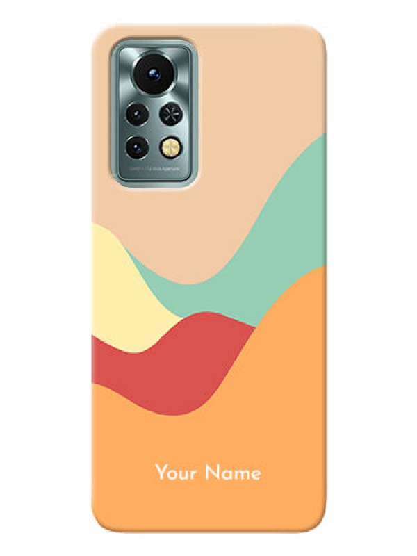 Custom Infinix Note 11S Custom Mobile Case with Ocean Waves Multi-colour Design