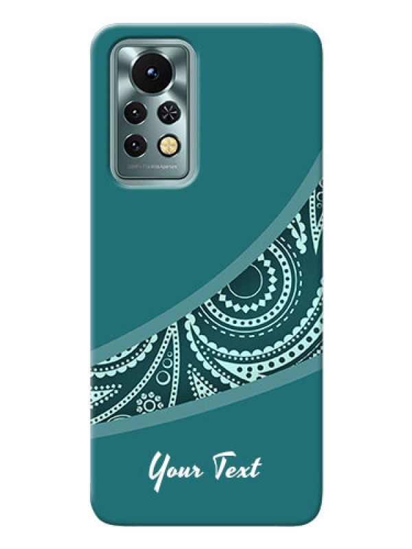 Custom Infinix Note 11S Custom Phone Covers: semi visible floral Design