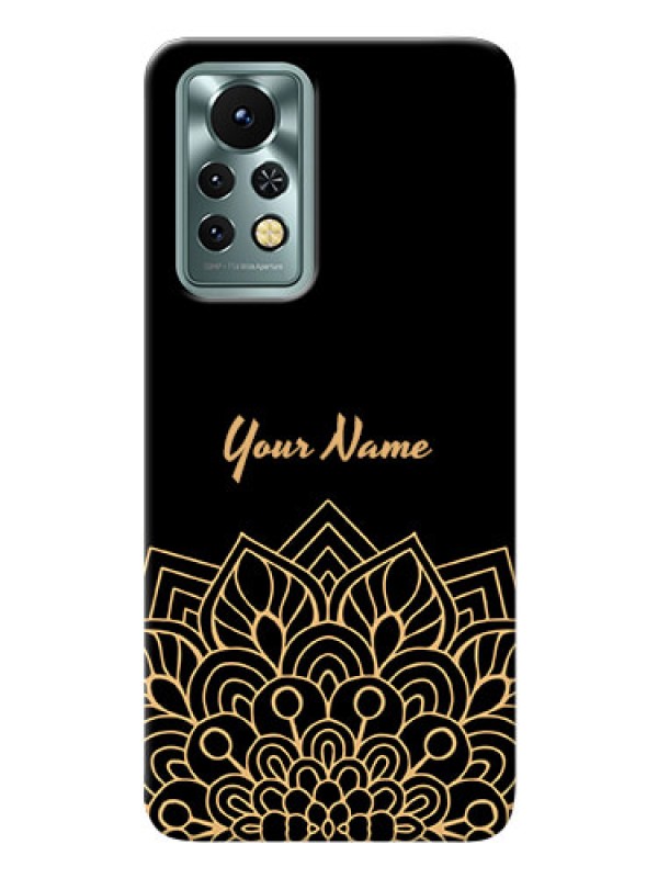 Custom Infinix Note 11S Back Covers: Golden mandala Design