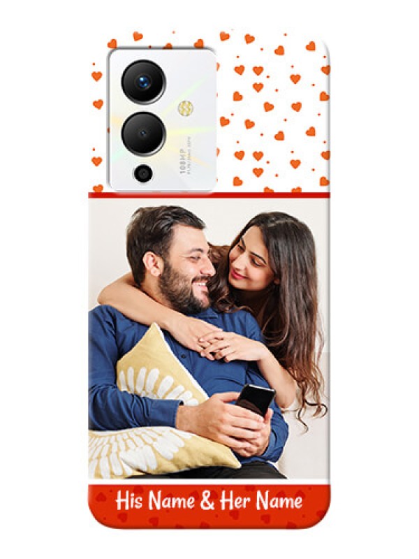 Custom Infinix Note 12 Pro 5G Phone Back Covers: Orange Love Symbol Design