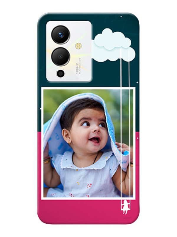 Custom Infinix Note 12 Pro 5G custom phone covers: Cute Girl with Cloud Design