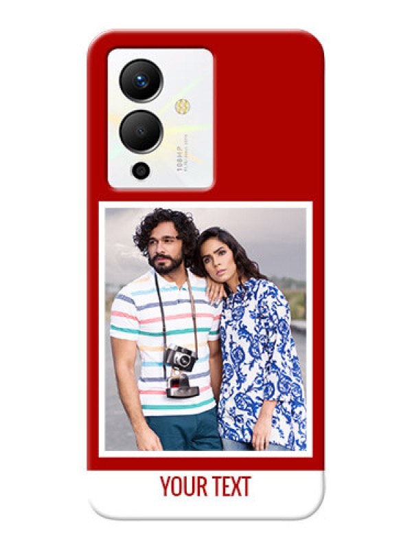 Custom Infinix Note 12 Pro 5G mobile phone covers: Simple Red Color Design