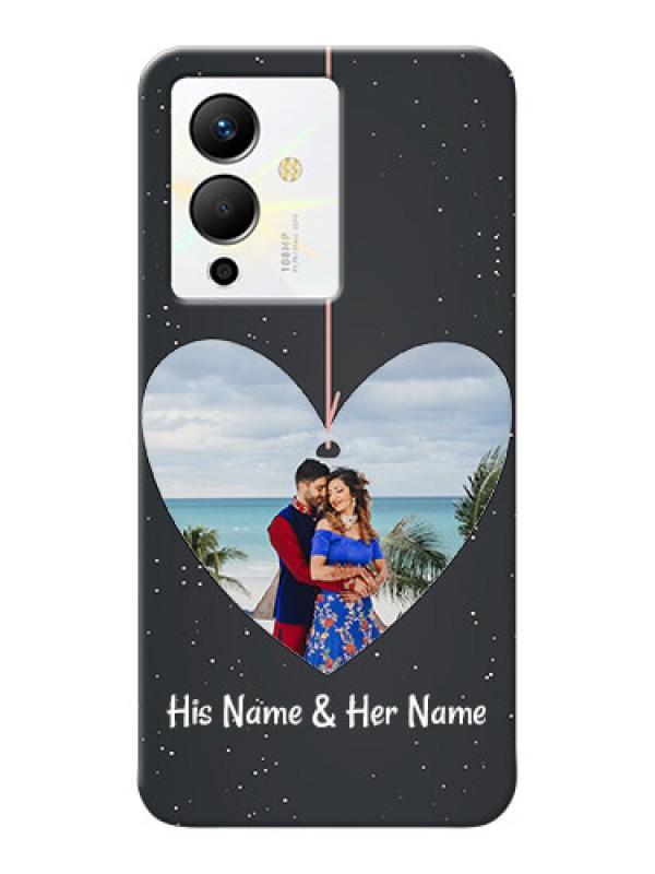 Custom Infinix Note 12 Pro 5G custom phone cases: Hanging Heart Design