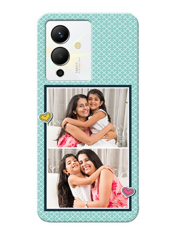 Custom Infinix Note 12 Pro 5G Custom Phone Cases: 2 Image Holder with Pattern Design