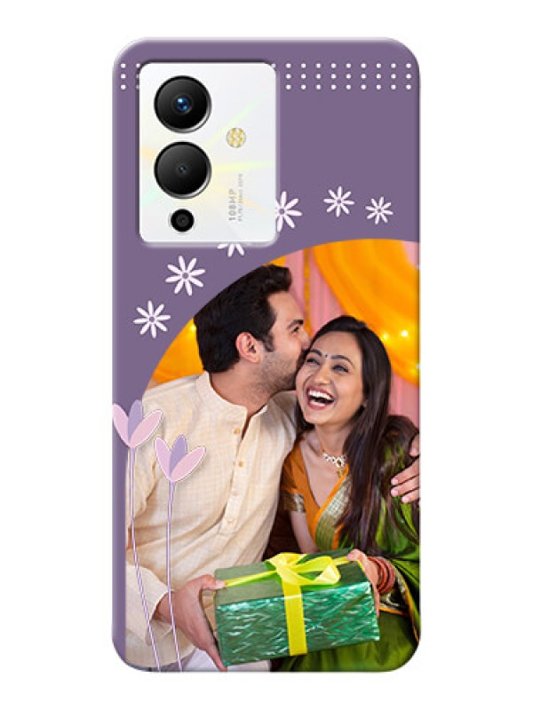 Custom Infinix Note 12 Pro 5G Phone covers for girls: lavender flowers design 