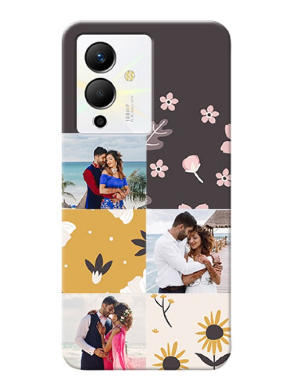 Custom Infinix Note 12 Pro 5G phone cases online: 3 Images with Floral Design
